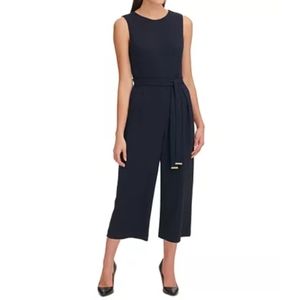 Tommy Hilfiger Belted Cropped jumpsuit